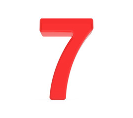 red number 7