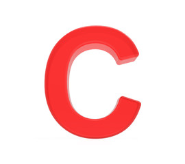 red letter C