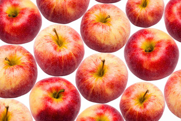 Red apple background