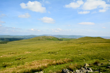 View north of the |Lake District taken near Lowick in Cumbria England