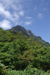 Naklejka premium 夏の石鎚山