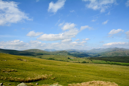 View north of the |Lake District taken near Lowick in Cumbria England