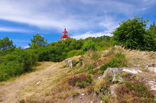 Phare de Morgat Leuchtturm in der Bretagne - Phare de Morgat lighthouse in Brittany