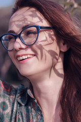 Portrait of a beautiful fashionable young woman