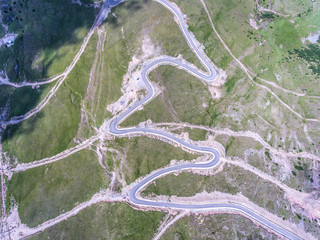 Transalpina mountain road Transylvania Romania