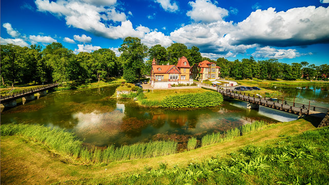 Saarema Island, Estonia: Kuressaare Episcopal Castle in the summer
