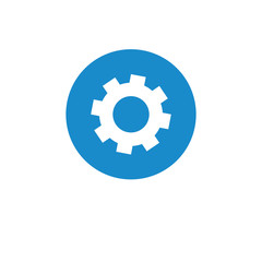 Finance icon. Vector illustration isolated on white background. Setting symbol.