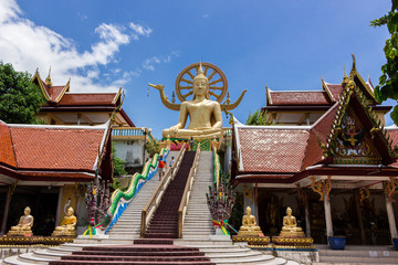 Big Buddha at Ko Samui Island : ブッダ・サムイ島・タイ
