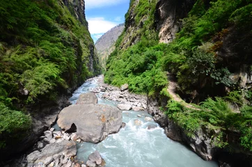 Photo sur Plexiglas Manaslu Népal - circuit du Manaslu - basse vallée