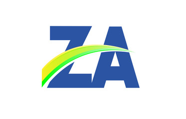 ZA Initial Logo for your startup venture
