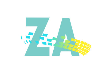 ZA Initial Logo for your startup venture