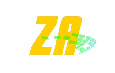 ZA Initial Logo for your startup venture