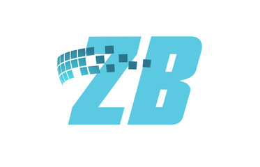 ZB Initial Logo for your startup venture
