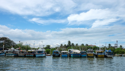Fishing village in Colombo, Sri Lanka