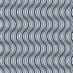 Wall murals 3D Seamless wave pattern
