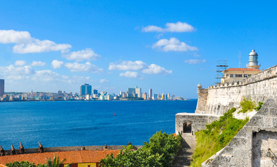 Obraz na płótnie Canvas Panorama of Havana, Cuba
