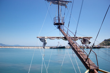 pirate ship  turkey beach