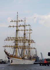 Fototapeta na wymiar Segelschiff Mircea aus Rumänien