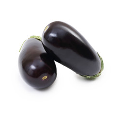 Eggplant isolated on white background