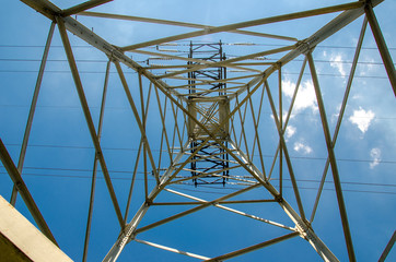 High-voltage tower