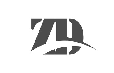 ZD Initial Logo for your startup venture