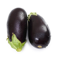 Eggplant isolated on white background