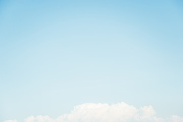 Sky clouds emty place for text