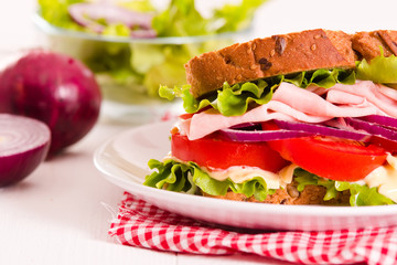 Sandwich bread. 