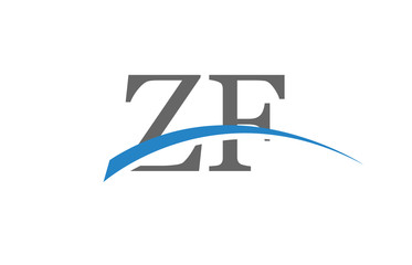 ZF Initial Logo for your startup venture