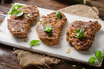 Grilled meat