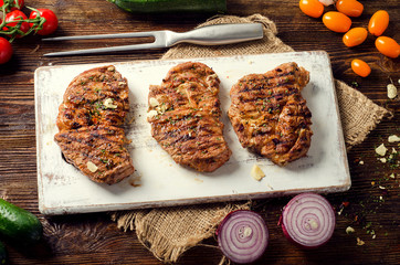 Grilled meat