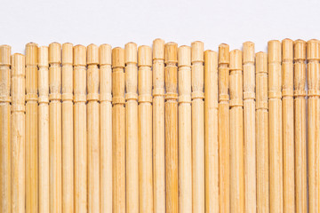 Wooden Toothpick in a row