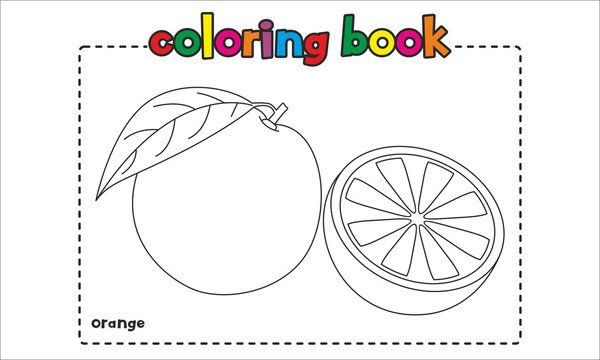 Orange Coloring Book