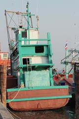 Fototapeta na wymiar Fishermen boat on the sea