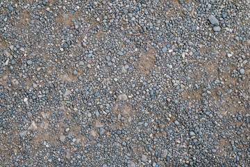 texture of gravel on walkway for background
