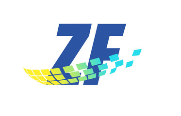 ZF Initial Logo for your startup venture