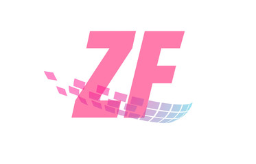 ZF Initial Logo for your startup venture