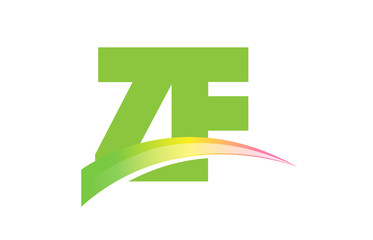 Obraz premium ZF Initial Logo for your startup venture