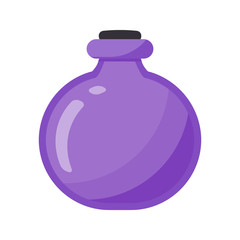 Poison bottle vector flat icon