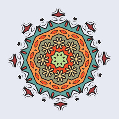 Fototapeta premium Abstract round ornament