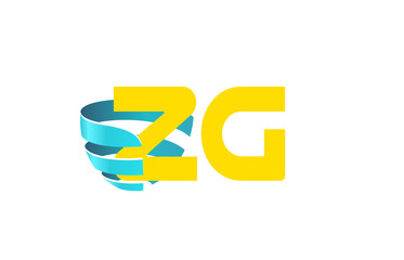 ZG Initial Logo for your startup venture