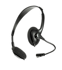 Headset auf weissem Hintergrund