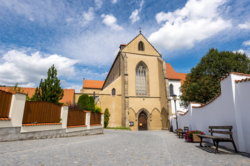 Monastery Zlata Koruna and chapel Andelu straznych, South Bohemia, Czech Republic