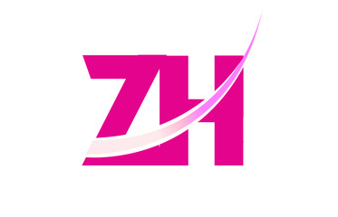 ZH Initial Logo for your startup venture