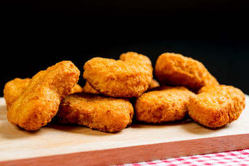 fried Chicken nuggets on table