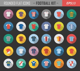 Layered vector set of various sport icons