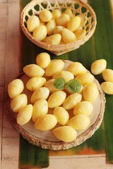 boiled ginkgo nuts ,yellow seed peeled tasty