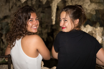 Lesbian Couple Together Outdoors Concept