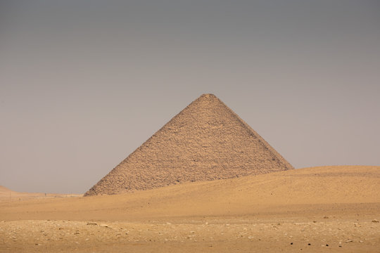 The Red pyramid of Dahshur in Giza, Egypt