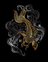 koi carp tatoo
